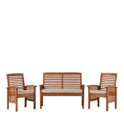 WALKER EDISON - Acacia Three Piece Patio Set