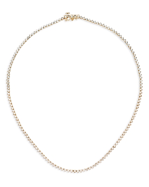 Adina Reyter 14K Yellow Gold Aquamarine & Diamond Collar Necklace, 15