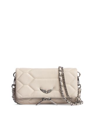 Rock Savage Flash Embossed Leather Clutch