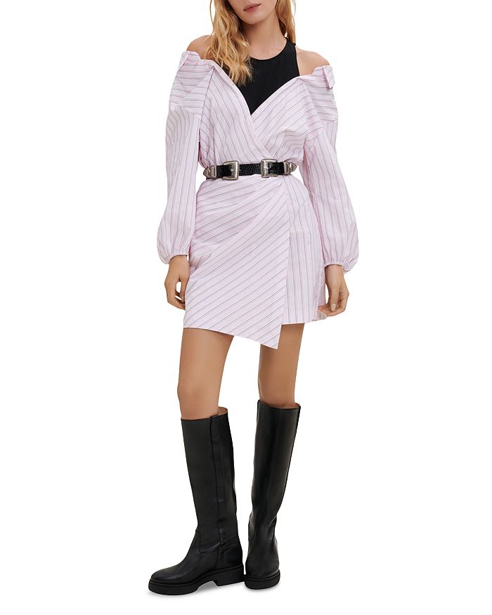 Bloomingdales wrap sale dress