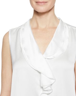 Ruffle Neck Tank Top