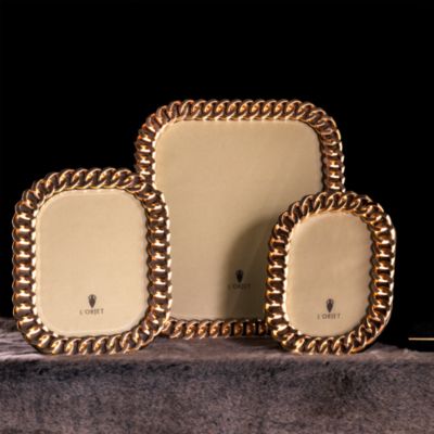 L&#39;Objet Cuban Link Picture Frame, 5&amp;quot; x 7&amp;quot;