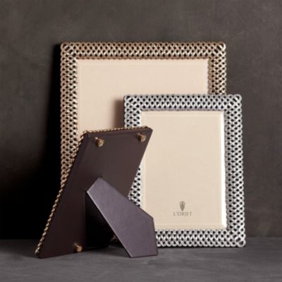 L&#39;Objet Platinum Braid Frame