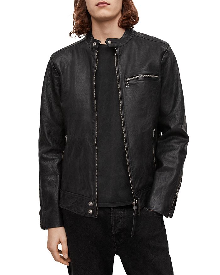 ALLSAINTS Reo Leather Jacket | Bloomingdale's