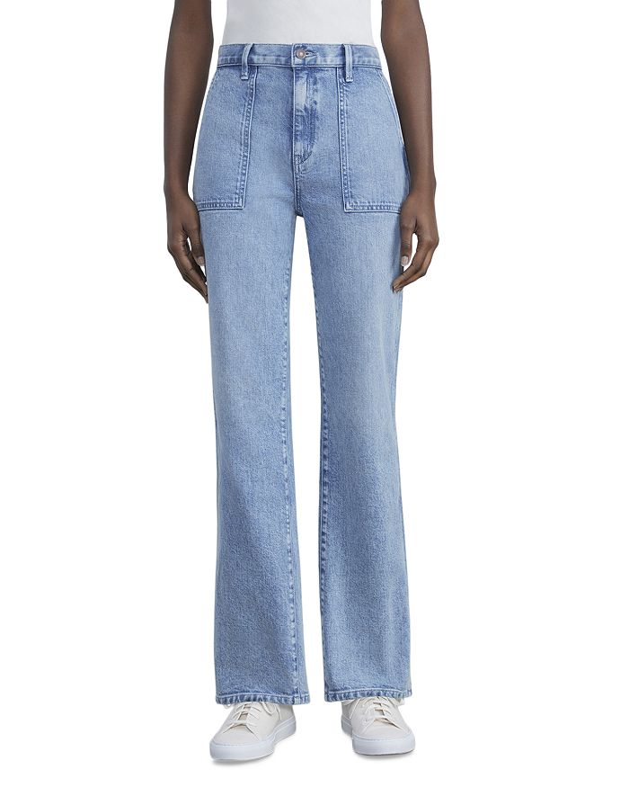 Lafayette 148 New York Wythe Jeans in Stonewash Blue | Bloomingdale's