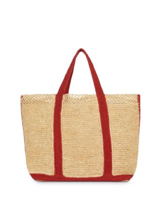 large raffia tote