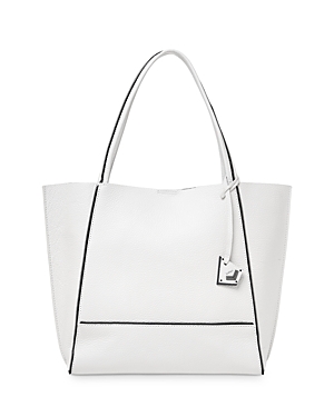 Botkier Soho Leather Tote In Marshmallow