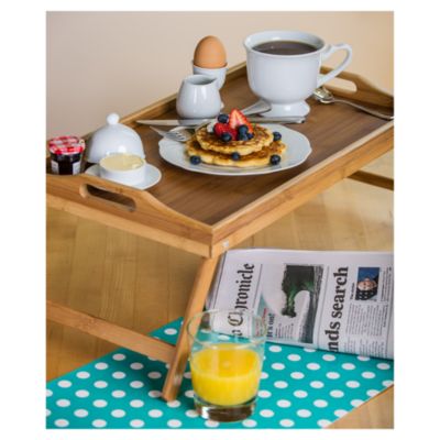 Folding Bamboo Breakfast Tray