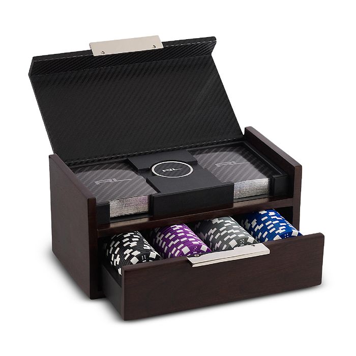 Luxe Poker Set Blue