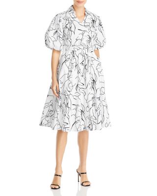 tahari tea length dresses