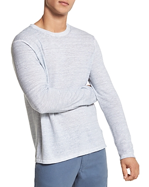 Michael Kors Cold Dye Cotton Sweater In Pearl Gray