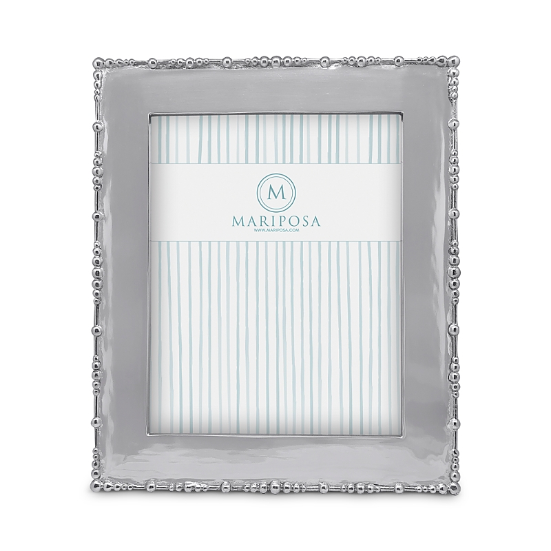 Mariposa Pearl Drop Frame, 8 X 10 In Silver