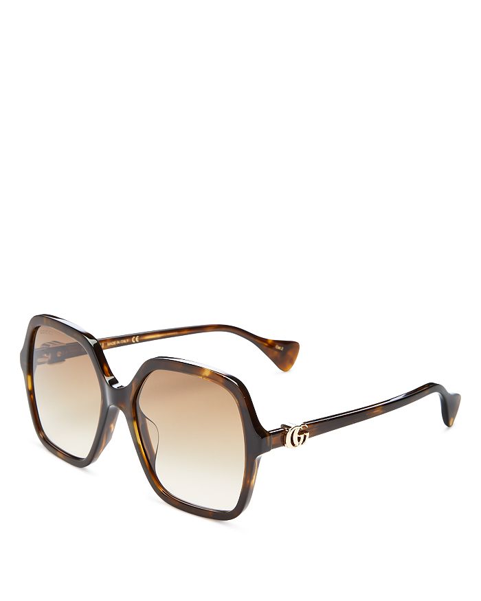 Gucci Women's Square Sunglasses, 56mm Bloomingdale's