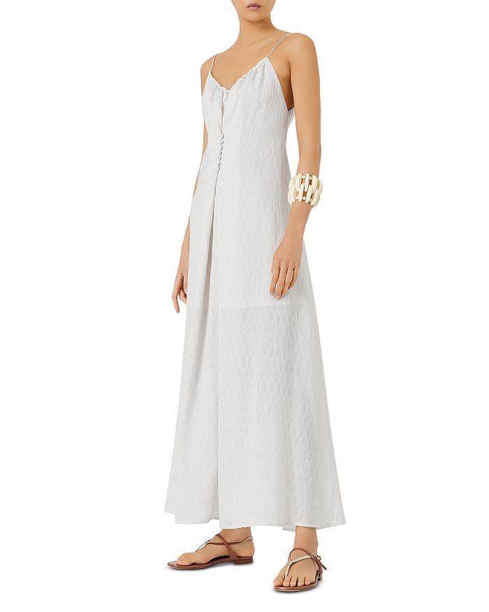 Armani Button Front Maxi Dress | Bloomingdale's