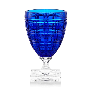 Mario Luca Giusti Acrylic Winston Acrylic Water Glass In Blue