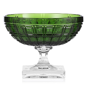 Mario Luca Giusti Acrylic Winston Acrylic Footed Coupe Glass In Green