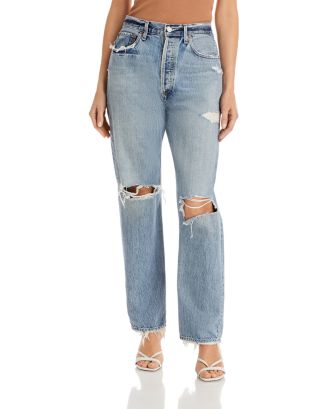 AGOLDE 90s Mid Rise Jeans in Isolate | Bloomingdale's