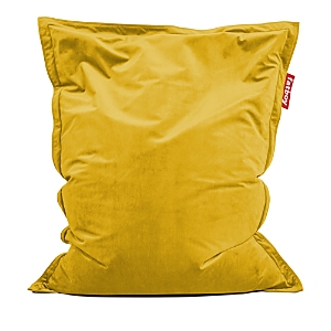 Fatboy Slim Velvet Bean Bag Chair In Gold Honey