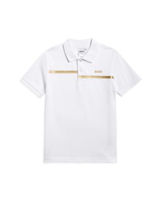 BOSS Kidswear Hugo Boss Boys' Piqué Logo Polo Shirt - Big Kid ...