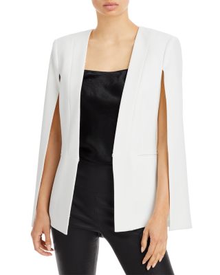 Bcbg upas 2025 cape jacket white