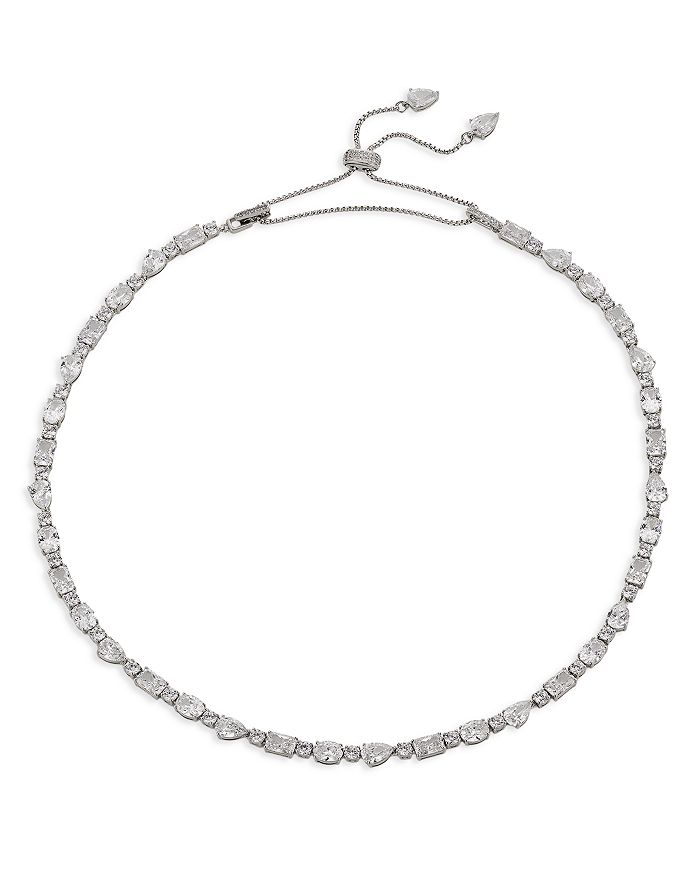 Nadri RSVP Crystal Slider Collar Necklace, 14