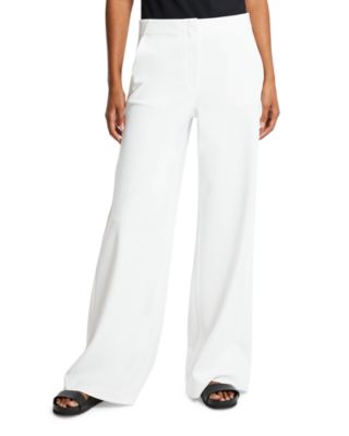 White Wide Leg Pants - Bloomingdale's