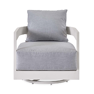 Bloomingdale's Universal South Beach Swivel Chair In White/chalk