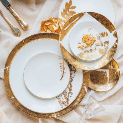 Bernardaud - Vegetal Or Dinneware Collection