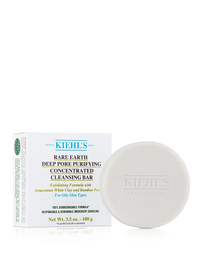 Kiehl's Since 1851 Rare Earth Deep Pore Purifying Concentrated Cleansing Bar 100g In Default Title