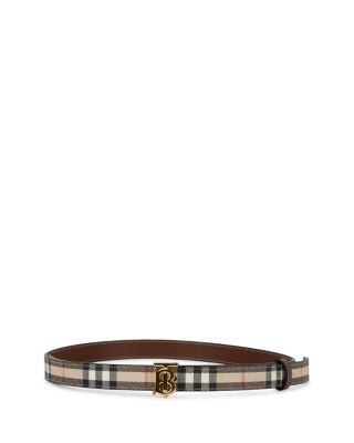 Burberry Reversible Vintage Check Belt | Bloomingdale's