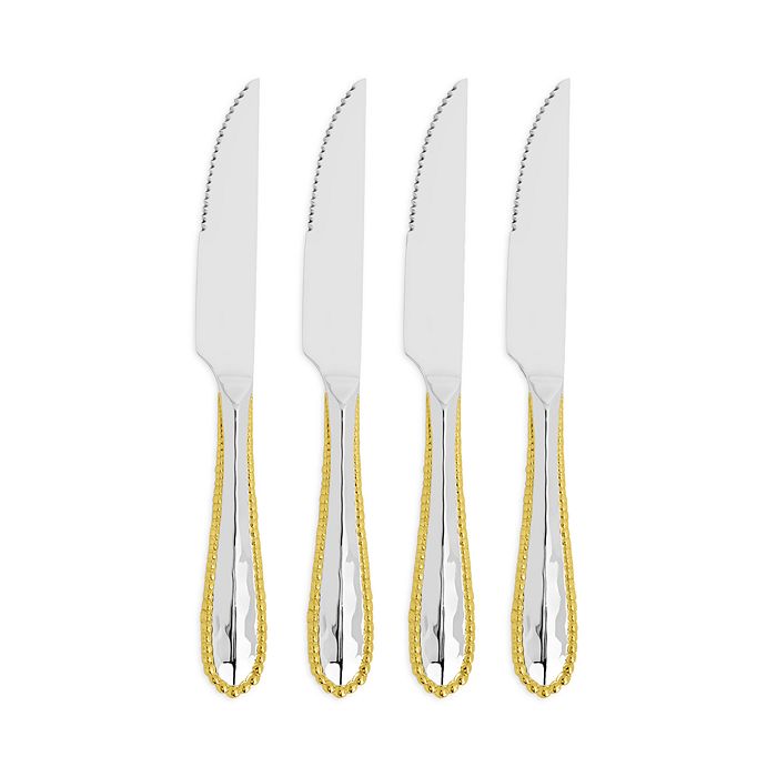 Michael Aram Molten Gold Steak Knives, Set of 4