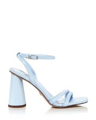 pale blue strappy heels