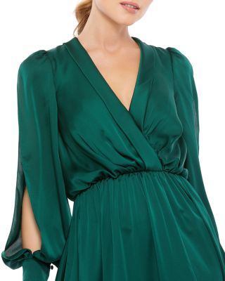 Faux Wrap Gown