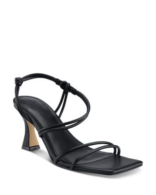 cheap black strappy heels