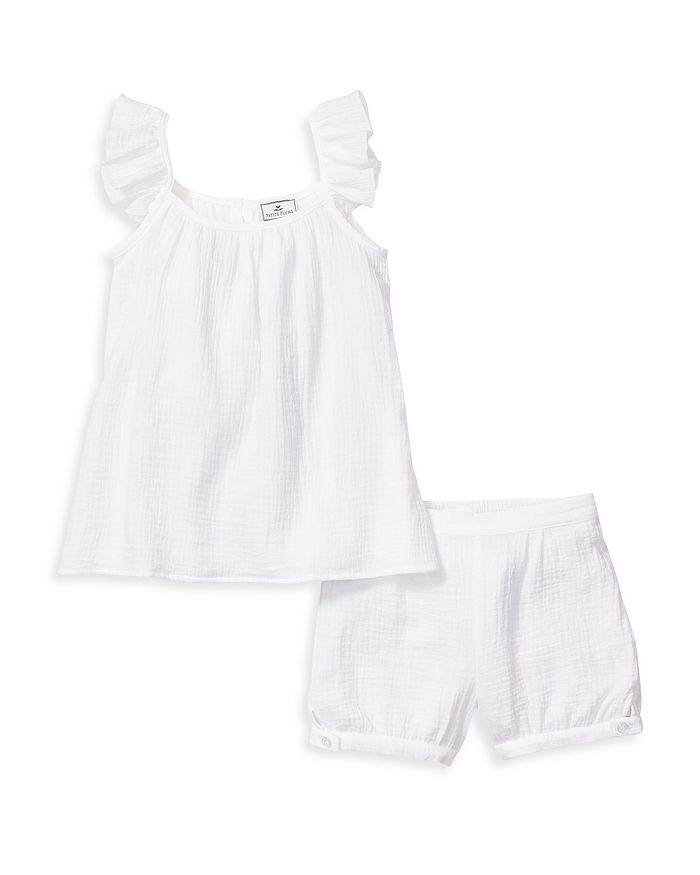 Little Kid Big Kid Bloomingdales Clothing Outfit Sets Sets Baby Girls Gauze Amelie Shorts Set 