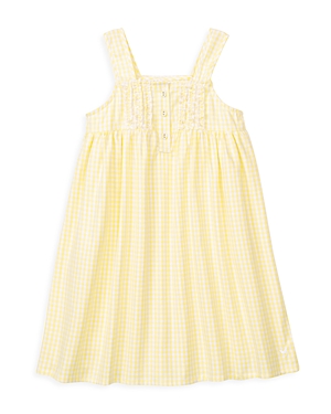 Shop Petite Plume Girls' Gingham Charlotte Nightgown - Baby, Little Kid, Big Kid In Yellow
