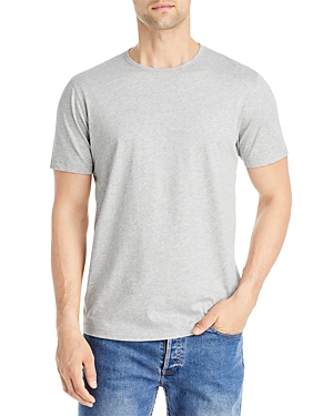 Theory Precise Luxe Cotton T-shirt In Charcoal Heather