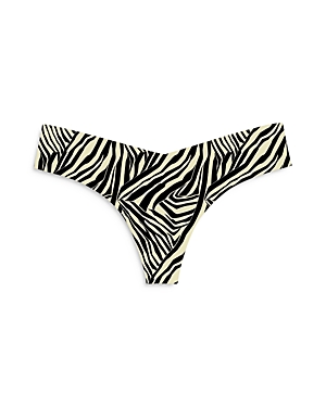 Commando Printed Classic Thong In Stripescape White