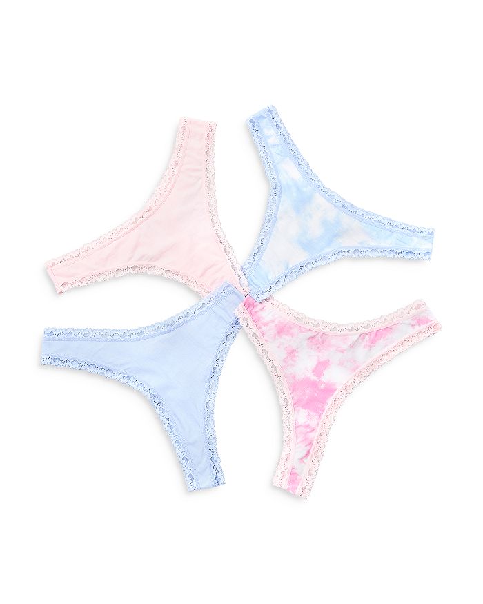 Marshmallow Thongs Bloomingdales Women Clothing Underwear Briefs Thongs Set of 4 