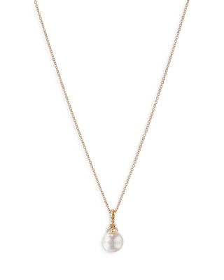 david yurman pearl necklace with diamonds