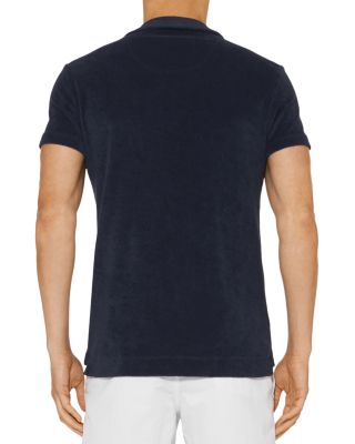 Cotton Terry Solid Tailored Fit Polo Shirt