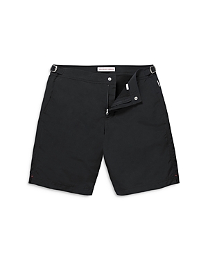 Orlebar Brown Bulldog Mid-length Swim Shorts In Black