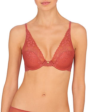 Natori Cherry Blossom Convertible Lace Bra In Sandy Rose