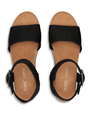 Women&#39;s Diana Textile Platform Rope Wedge Sandals