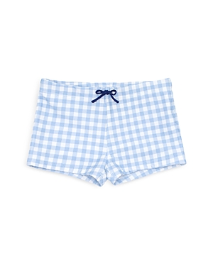 Minnow Boys' Blue Gingham Swim Shorts - Baby, Little Kid