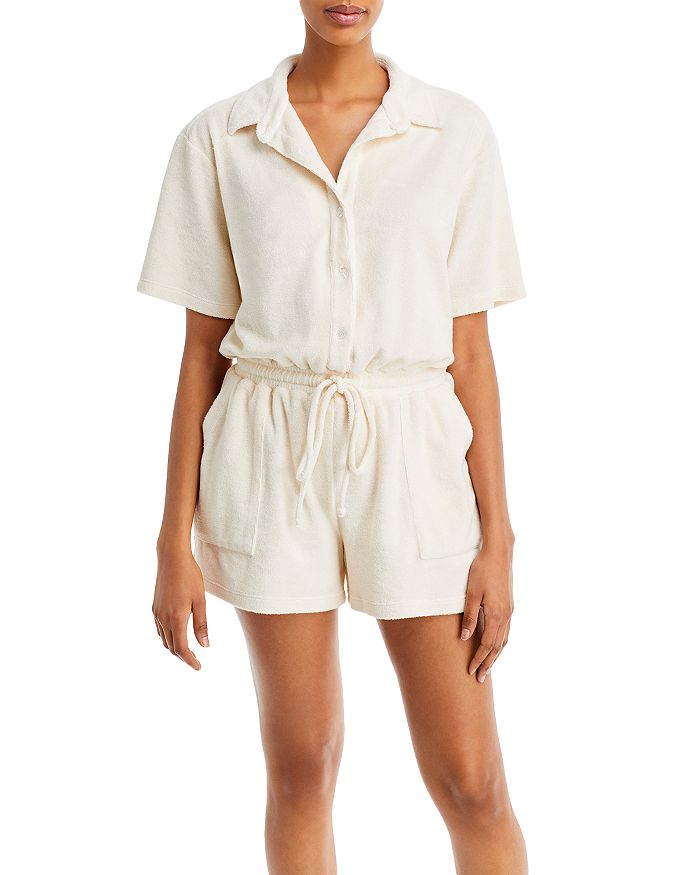 Monrow Terry Romper Bloomingdale's