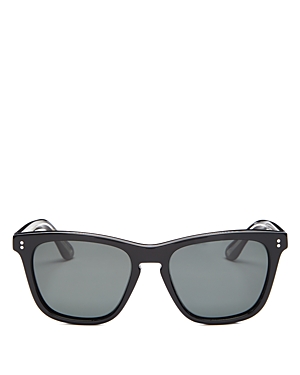 OLIVER PEOPLES LYNES POLARIZED SQUARE SUNGLASSES, 55MM