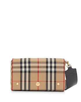 Burberry - Small Vintage Check & Leather Crossbody Bag