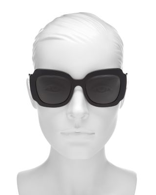 prada 59mm round sunglasses