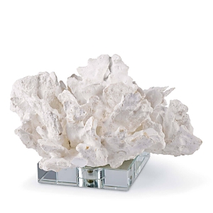 Regina Andrew Design Design Flower Coral On Crystal Base In White